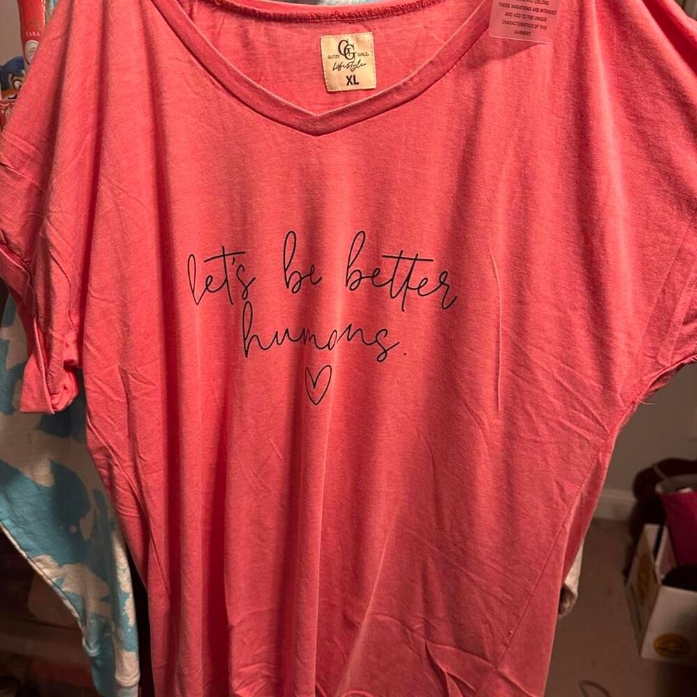 Unbranded Women's Red T-shirt